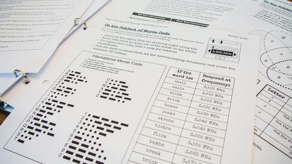 Manuel de désamorçage